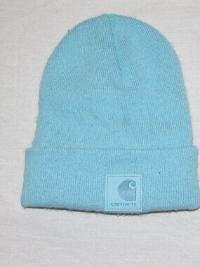 CARHARTT Tonal Patch Blue On Blue Knit Beanie Hat Cap Unisex One Size 101070